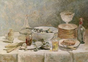 Stilleben med salat, c.1887-88